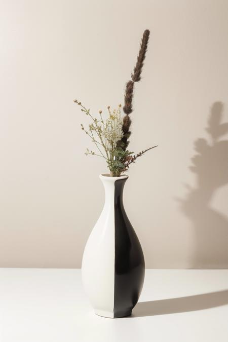 42474-3336056473-wabstyle, two-tone, white, black, a two-tone vase, split theme,  realistic, _lora_wabstyle_1_.png